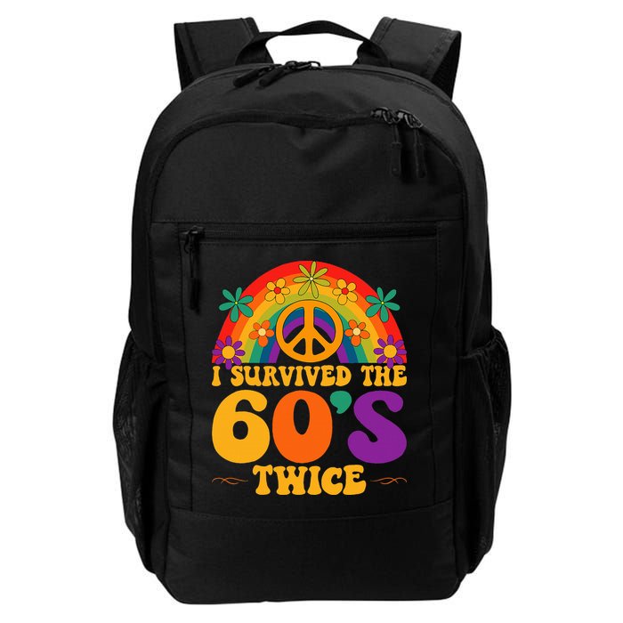 I Survived The 60s Twice Sixties 70th Birthday Backpack