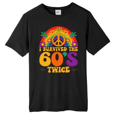 I Survived The 60s Twice Sixties 70th Birthday Tall Fusion ChromaSoft Performance T-Shirt