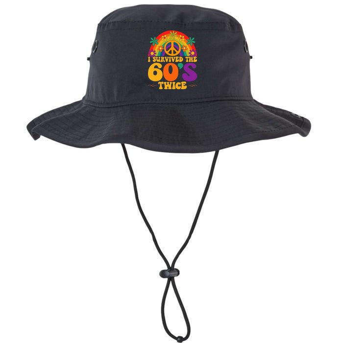 I Survived The 60s Twice Sixties 70th Birthday Bucket Hat