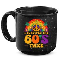 I Survived The 60s Twice Sixties 70th Birthday 15oz Campfire Ceramic Mug