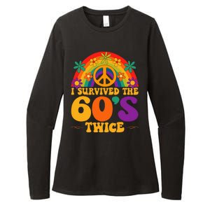 I Survived The 60s Twice Sixties 70th Birthday Womens CVC Long Sleeve Shirt