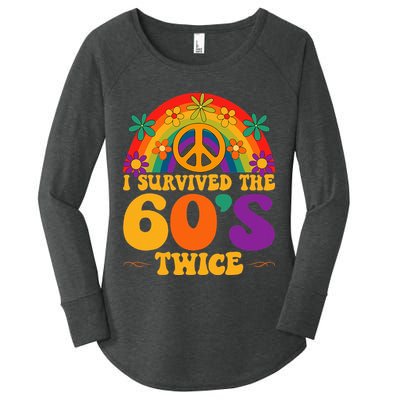 I Survived The 60s Twice Sixties 70th Birthday Women's Perfect Tri Tunic Long Sleeve Shirt