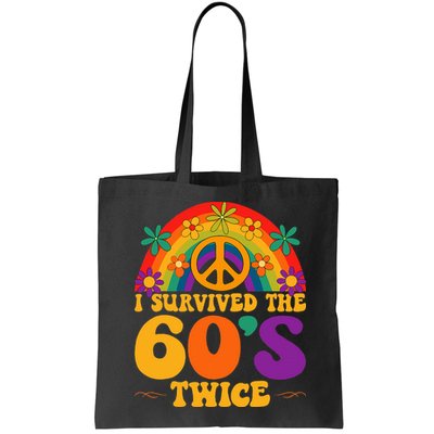 I Survived The 60s Twice Sixties 70th Birthday Bag