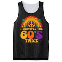 I Survived The 60s Twice Sixties 70th Birthday Mesh Reversible Basketball Jersey Tank