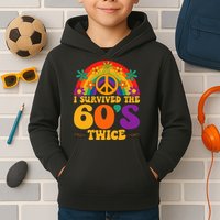 I Survived The 60s Twice Sixties 70th Birthday Kids Hoodie