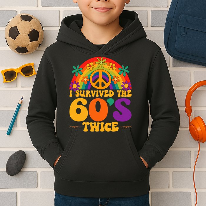 I Survived The 60s Twice Sixties 70th Birthday Kids Hoodie