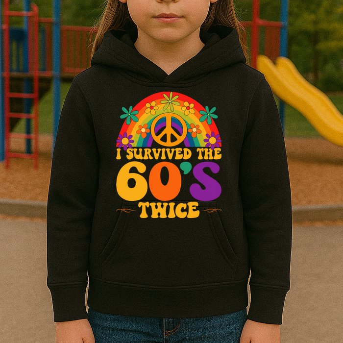 I Survived The 60s Twice Sixties 70th Birthday Kids Hoodie