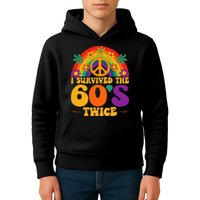 I Survived The 60s Twice Sixties 70th Birthday Kids Hoodie