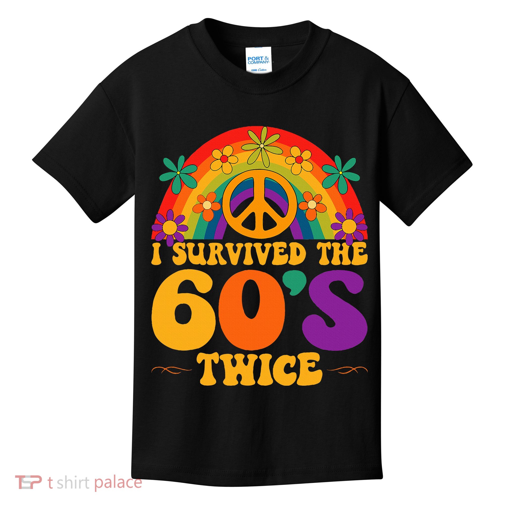 I Survived The 60s Twice Sixties 70th Birthday Kids T-Shirt