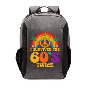 I Survived The 60s Twice Sixties 70th Birthday Vector Backpack