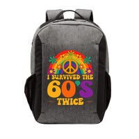 I Survived The 60s Twice Sixties 70th Birthday Vector Backpack