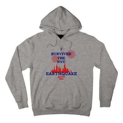 I Survived The Nyc Earthquake Tall Hoodie