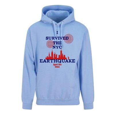 I Survived The Nyc Earthquake Unisex Surf Hoodie