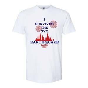 I Survived The Nyc Earthquake Softstyle CVC T-Shirt