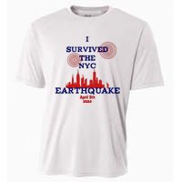 I Survived The Nyc Earthquake Cooling Performance Crew T-Shirt