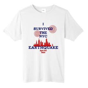 I Survived The Nyc Earthquake Tall Fusion ChromaSoft Performance T-Shirt