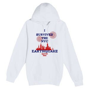 I Survived The Nyc Earthquake Premium Pullover Hoodie