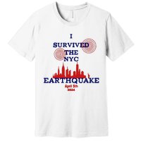 I Survived The Nyc Earthquake Premium T-Shirt