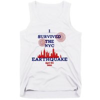 I Survived The Nyc Earthquake Tank Top