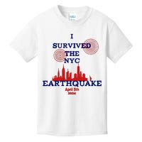 I Survived The Nyc Earthquake Kids T-Shirt