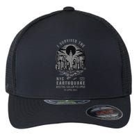 I Survived The Nyc Earthquake And The Solar Eclipse Flexfit Unipanel Trucker Cap