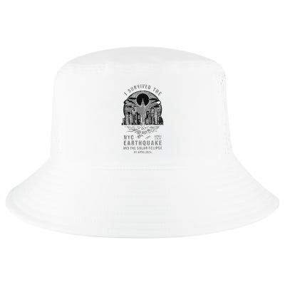 I Survived The Nyc Earthquake And The Solar Eclipse Cool Comfort Performance Bucket Hat