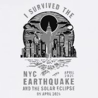 I Survived The Nyc Earthquake And The Solar Eclipse Cool Comfort Performance Bucket Hat