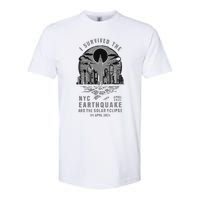 I Survived The Nyc Earthquake And The Solar Eclipse Softstyle CVC T-Shirt