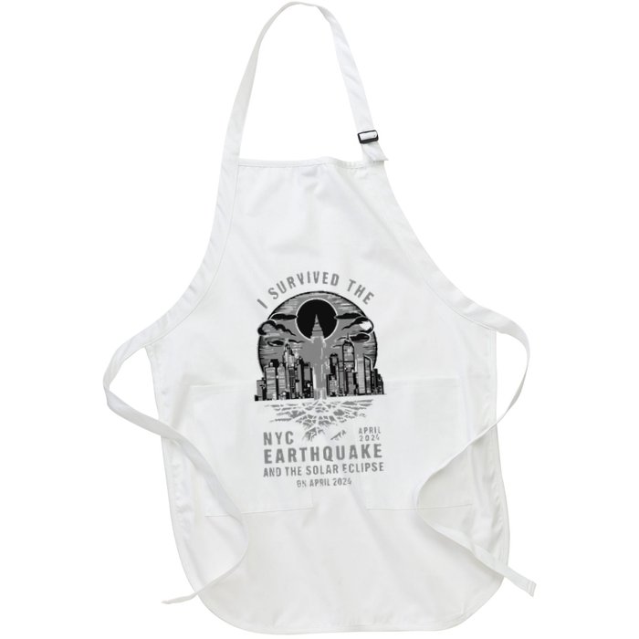 I Survived The Nyc Earthquake And The Solar Eclipse Apron