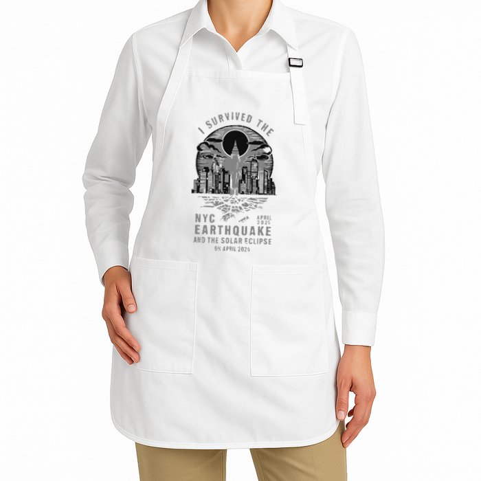 I Survived The Nyc Earthquake And The Solar Eclipse Apron