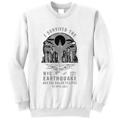 I Survived The Nyc Earthquake And The Solar Eclipse Sweatshirt