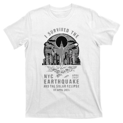 I Survived The Nyc Earthquake And The Solar Eclipse T-Shirt