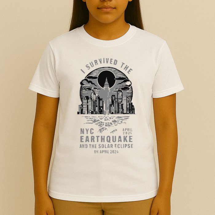 I Survived The Nyc Earthquake And The Solar Eclipse T-Shirt