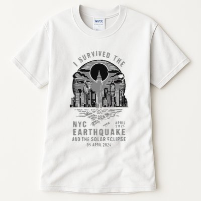 I Survived The Nyc Earthquake And The Solar Eclipse Tall T-Shirt