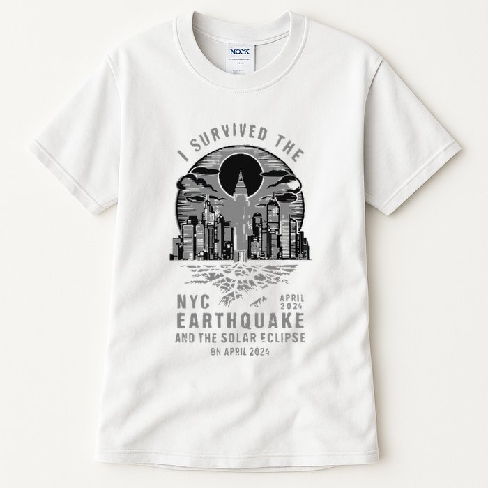 I Survived The Nyc Earthquake And The Solar Eclipse Tall T-Shirt