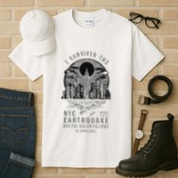 I Survived The Nyc Earthquake And The Solar Eclipse Tall T-Shirt