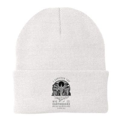 I Survived The Nyc Earthquake And The Solar Eclipse Beanie