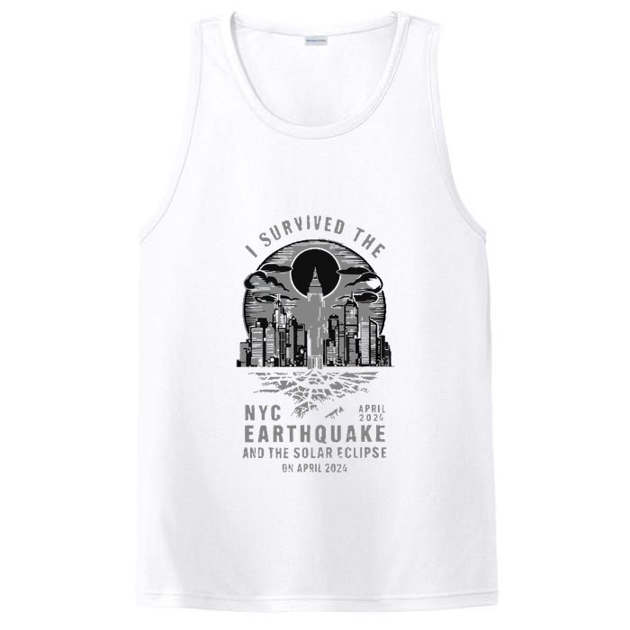 I Survived The Nyc Earthquake And The Solar Eclipse PosiCharge Competitor Tank