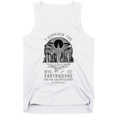I Survived The Nyc Earthquake And The Solar Eclipse Tank Top