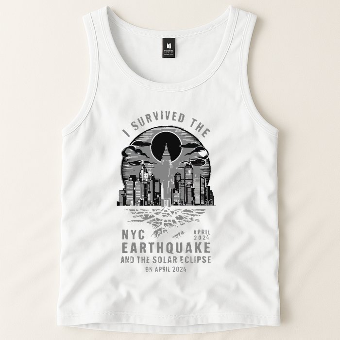 I Survived The Nyc Earthquake And The Solar Eclipse Tank Top