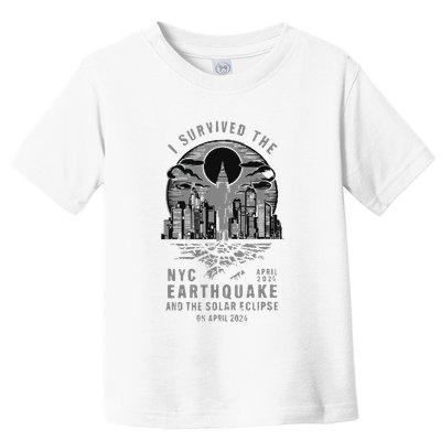 I Survived The Nyc Earthquake And The Solar Eclipse Toddler T-Shirt