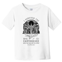 I Survived The Nyc Earthquake And The Solar Eclipse Toddler T-Shirt
