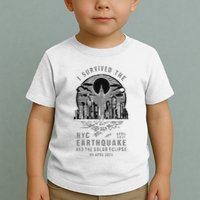 I Survived The Nyc Earthquake And The Solar Eclipse Toddler T-Shirt