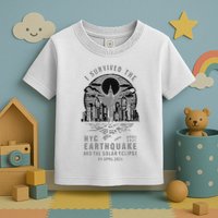 I Survived The Nyc Earthquake And The Solar Eclipse Toddler T-Shirt