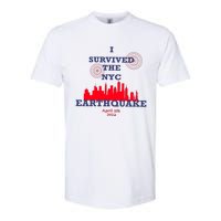 I Survived The Nyc Earthquake Softstyle CVC T-Shirt