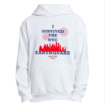 I Survived The Nyc Earthquake Urban Pullover Hoodie