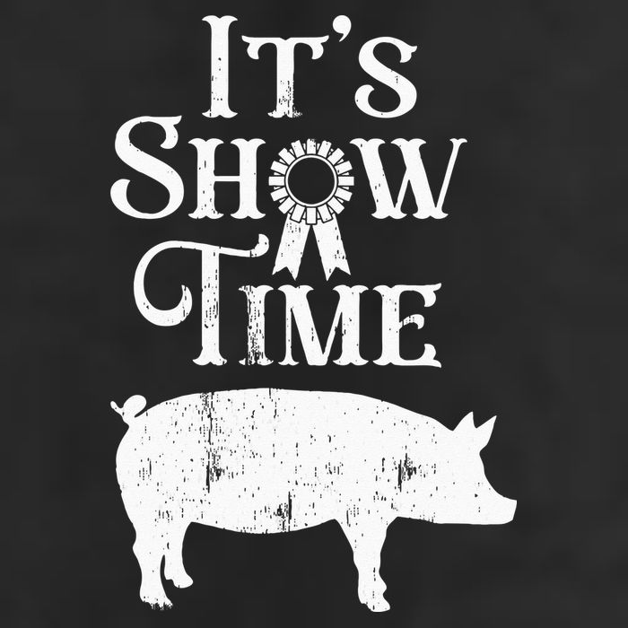 It's Show Time Swine Show Pig Lover County Fair Gift Lt 11oz C Handle Ceramic Mug