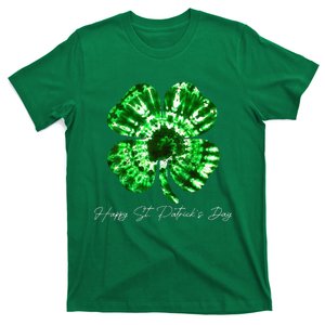 Irish Shamrock Tie Dye Happy St Patrick's Day Go Lucky Gift T-Shirt