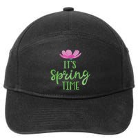 It's Spring Time Flower 7-Panel Snapback Hat