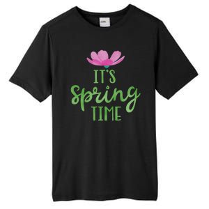 It's Spring Time Flower Tall Fusion ChromaSoft Performance T-Shirt